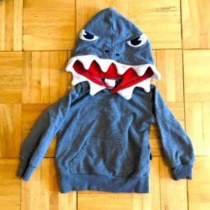 Adorable shark sweatshirt, 18 months